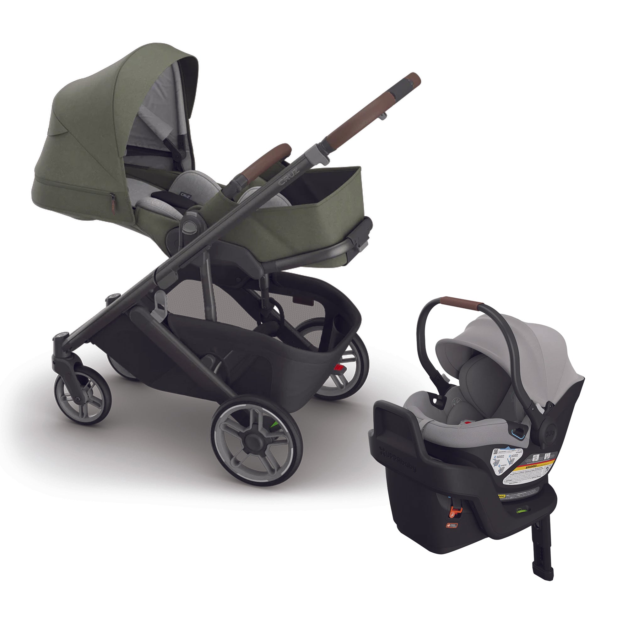 UPPAbaby Cruz V3 + Aria Travel System- Bambi Baby
