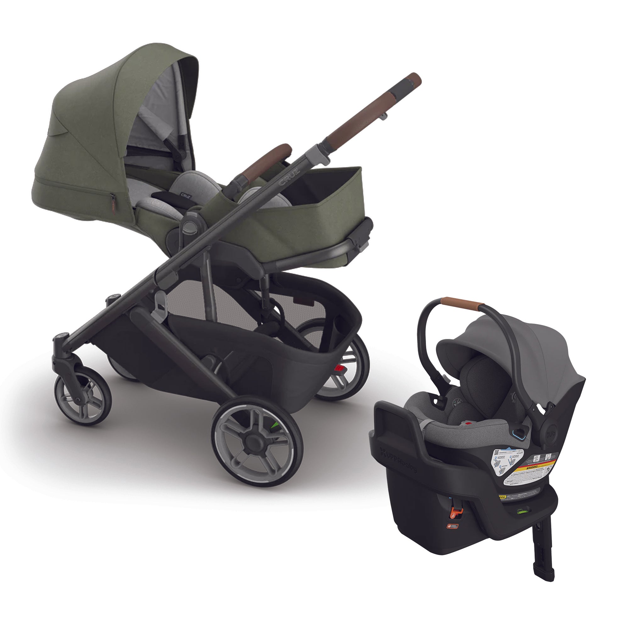UPPAbaby Cruz V3 + Aria Travel System- Bambi Baby