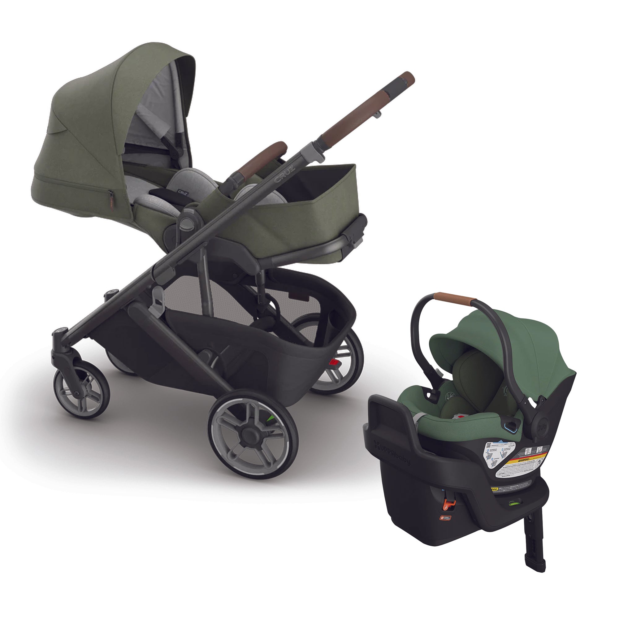 UPPAbaby Cruz V3 + Aria Travel System- Bambi Baby
