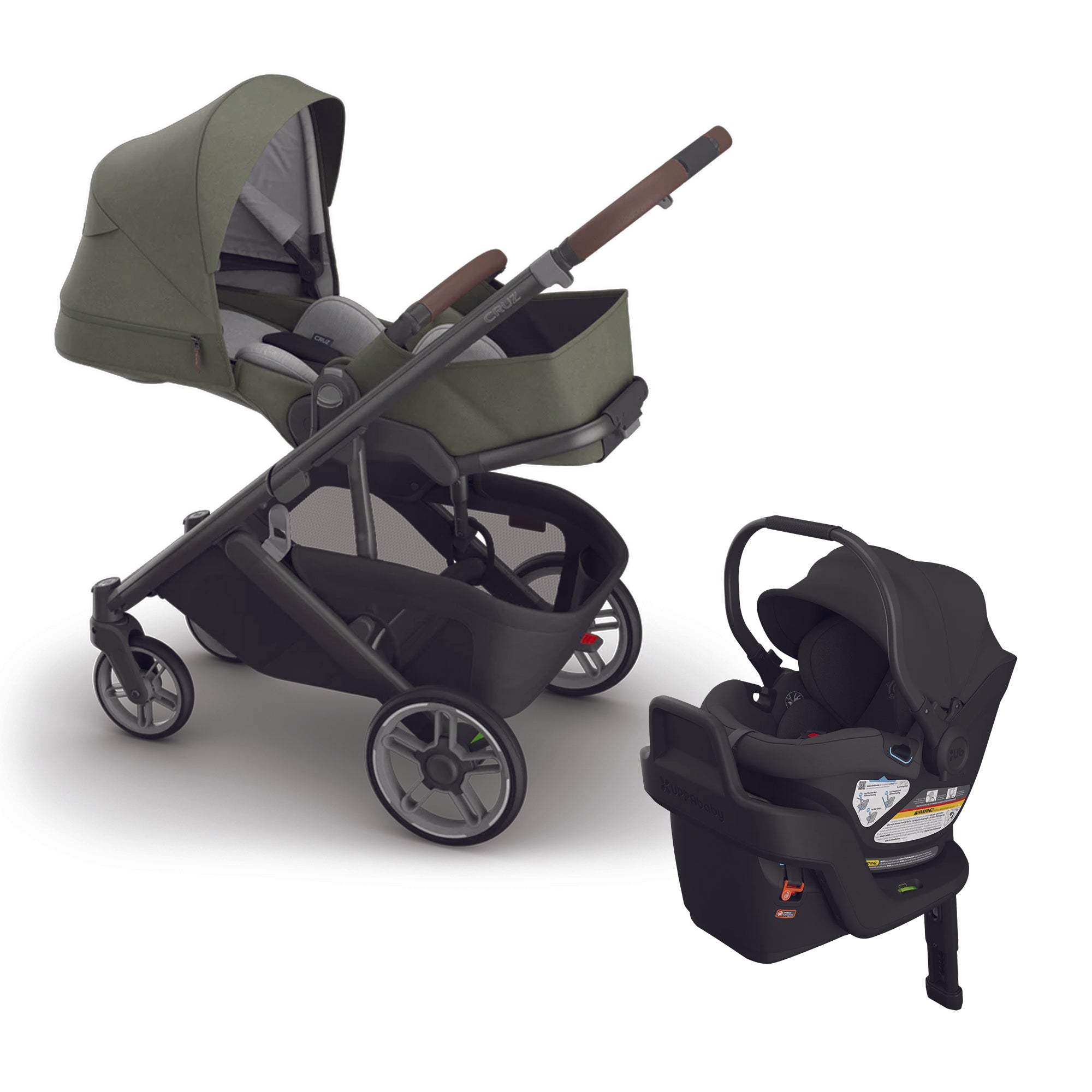 UPPAbaby Cruz V3 + Aria Travel System- Bambi Baby