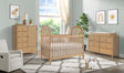 Soho Baby Everlee 3 in 1 Convertible Crib - Honey Wood - Bambi Baby