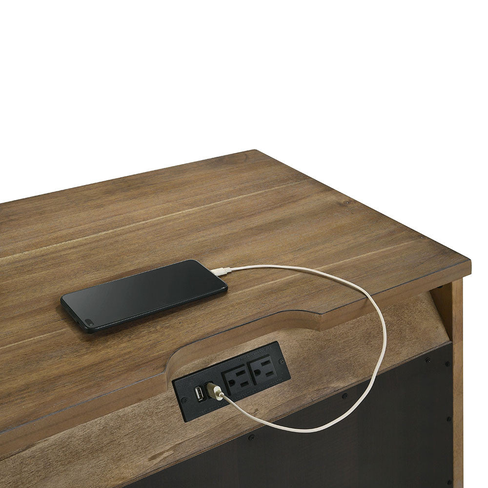 Westwood Highland Night stand (with recharging outlet) in Sand Dune- Bambi Baby