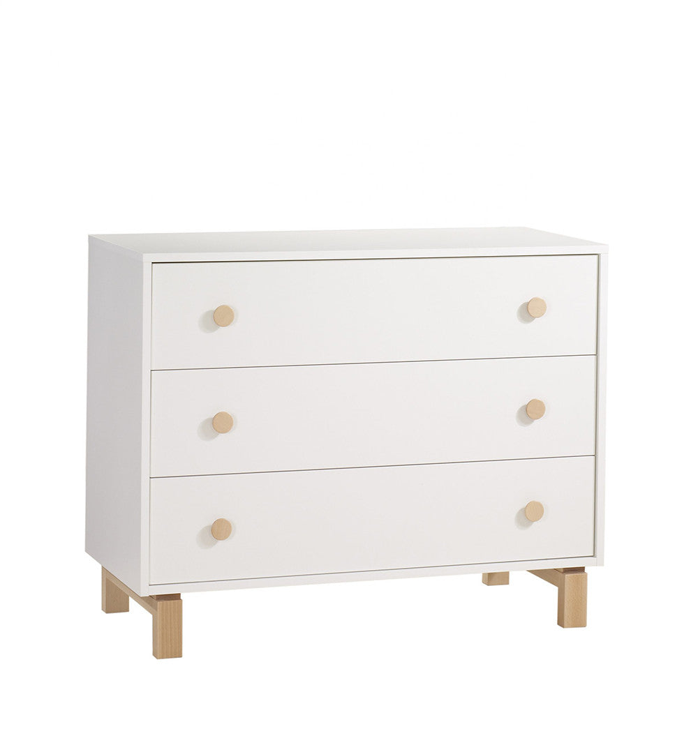 Tulip by Natart Bjorn Classic Crib and 3 Drawer Dresser Set- Bambi Baby