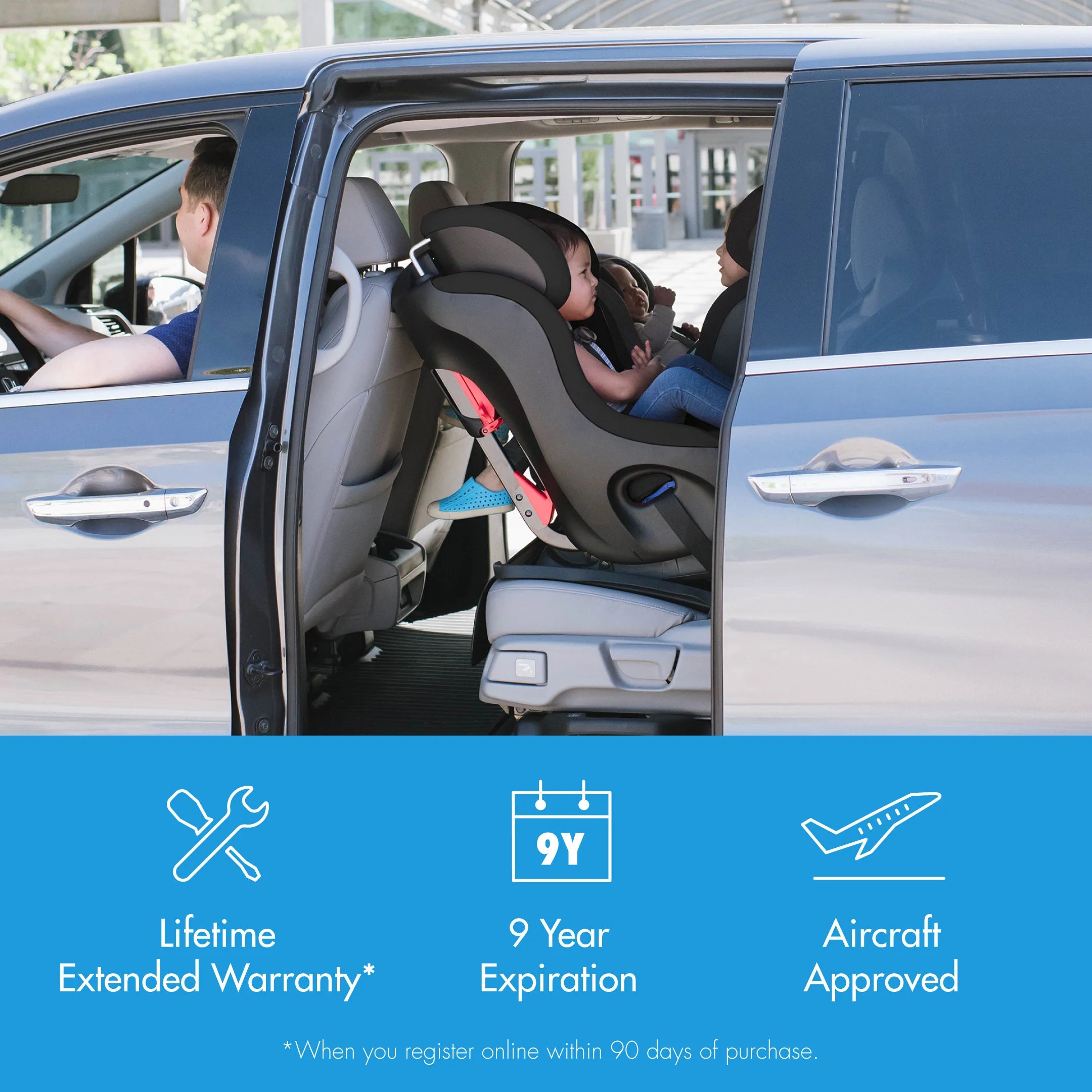 Clek Fllo Convertible Car Seat- Bambi Baby