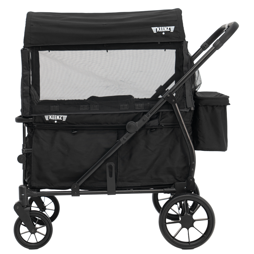 watanababyページ‼️マッドブラック３段BOX Keenz VIVA 2-Passenger Stroller Wagon – Compact Power for City