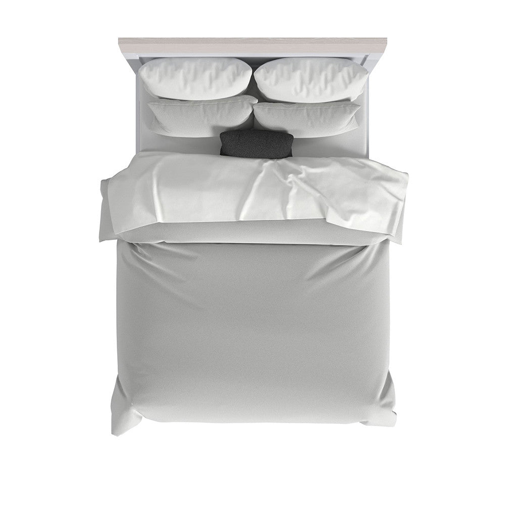 Westwood Rowan Youth Complete Full Bed in Ash Linen- Bambi Baby