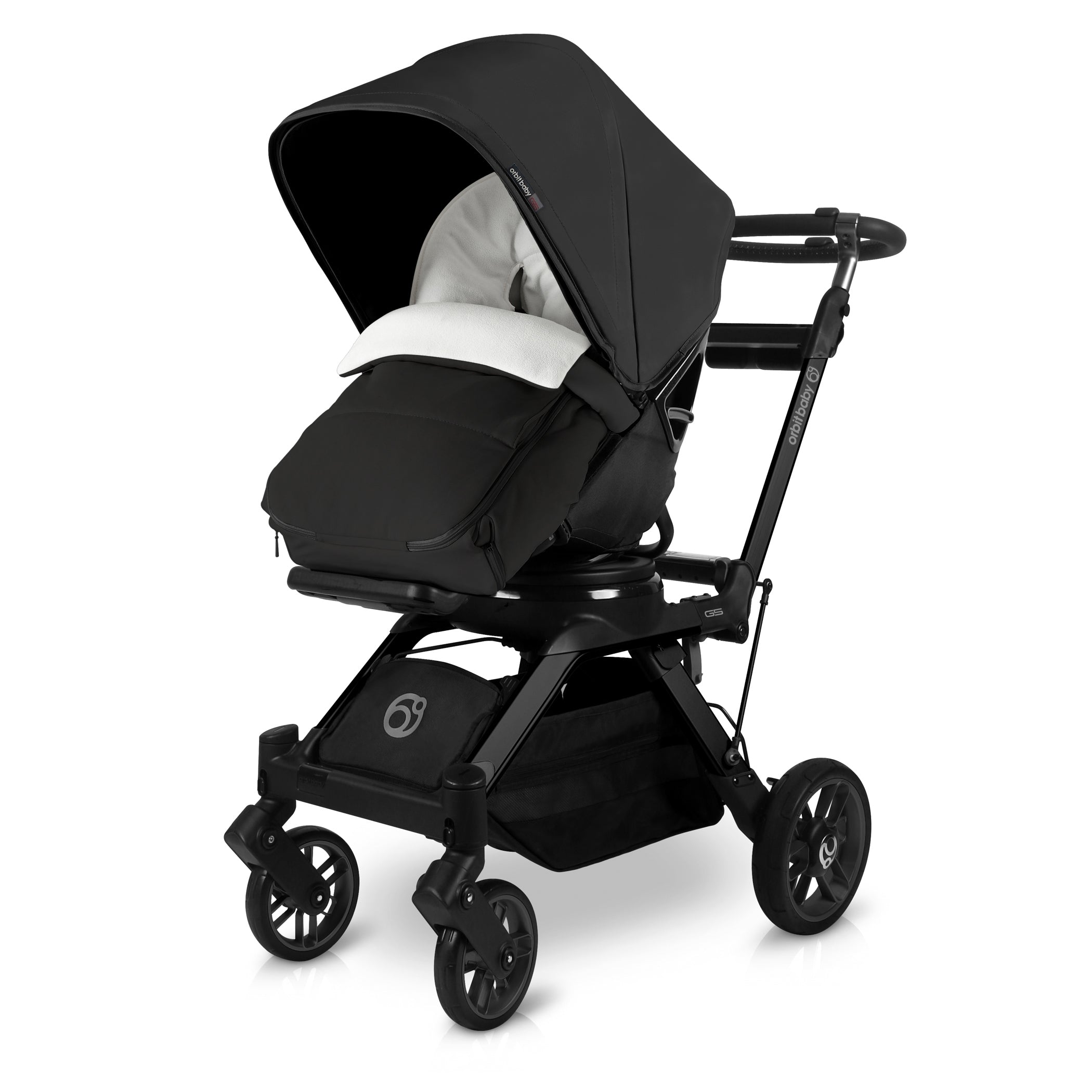 Orbit Baby Stroller Footmuff in Black- Bambi Baby