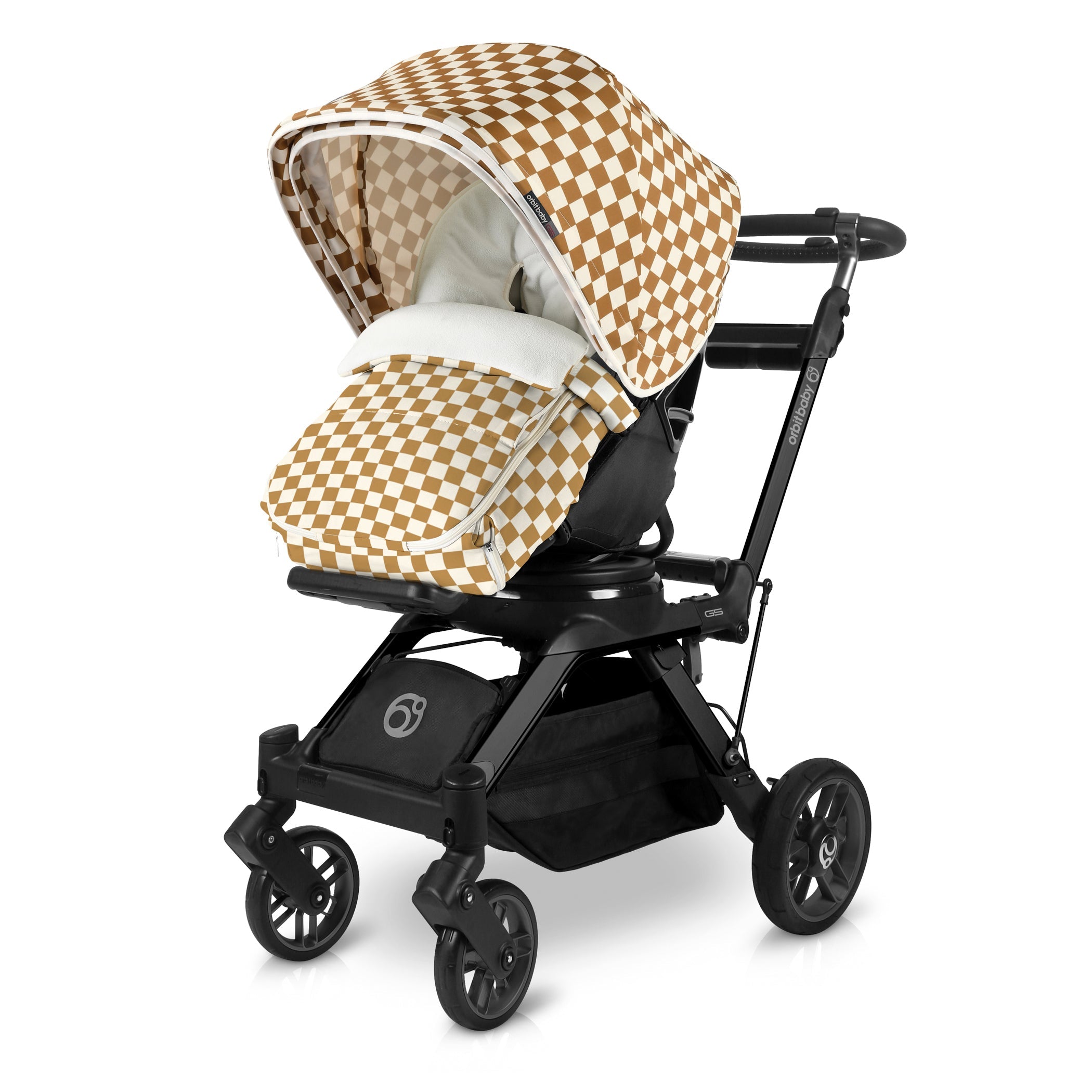 Orbit Baby Stroller Footmuff in Chestnut Check- Bambi Baby