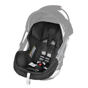 Charcoal Merino Wool Car Seat Liner - Orbit Baby G5+ Infant Car Seat | Bambi Baby