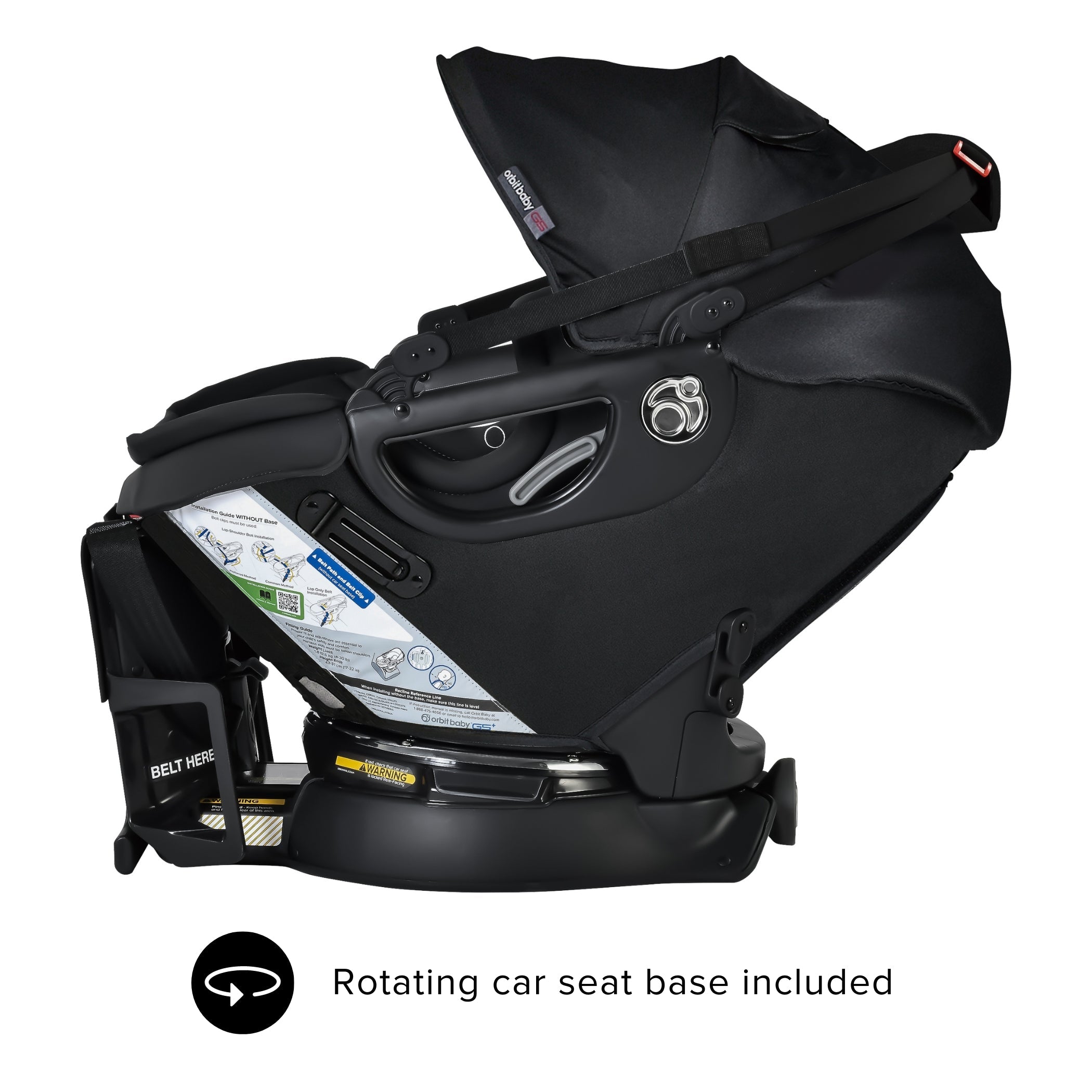 Orbit Baby G5+ Merino Wool Infant Car Seat with Base- Bambi Baby