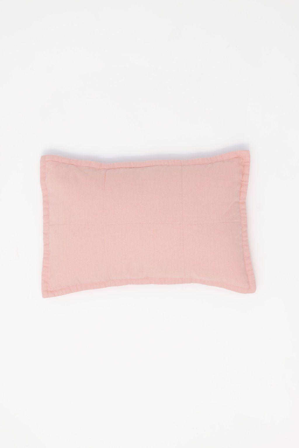 WildBird Galah Linen Quilted Sham & Pillow - Dusty Pink- Bambi Baby