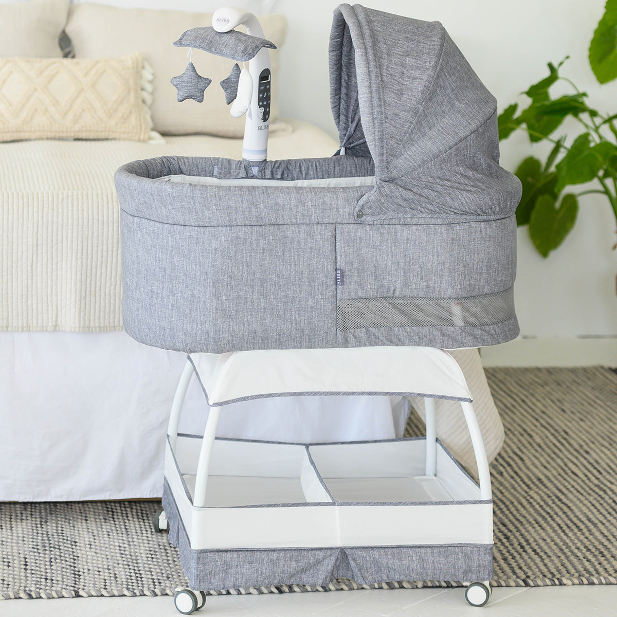 TruBliss Sweetli Nurture Bassinet- Bambi Baby
