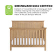 Soho Baby Everlee 4 in 1 Convertible Crib - Honey Wood - Bambi Baby