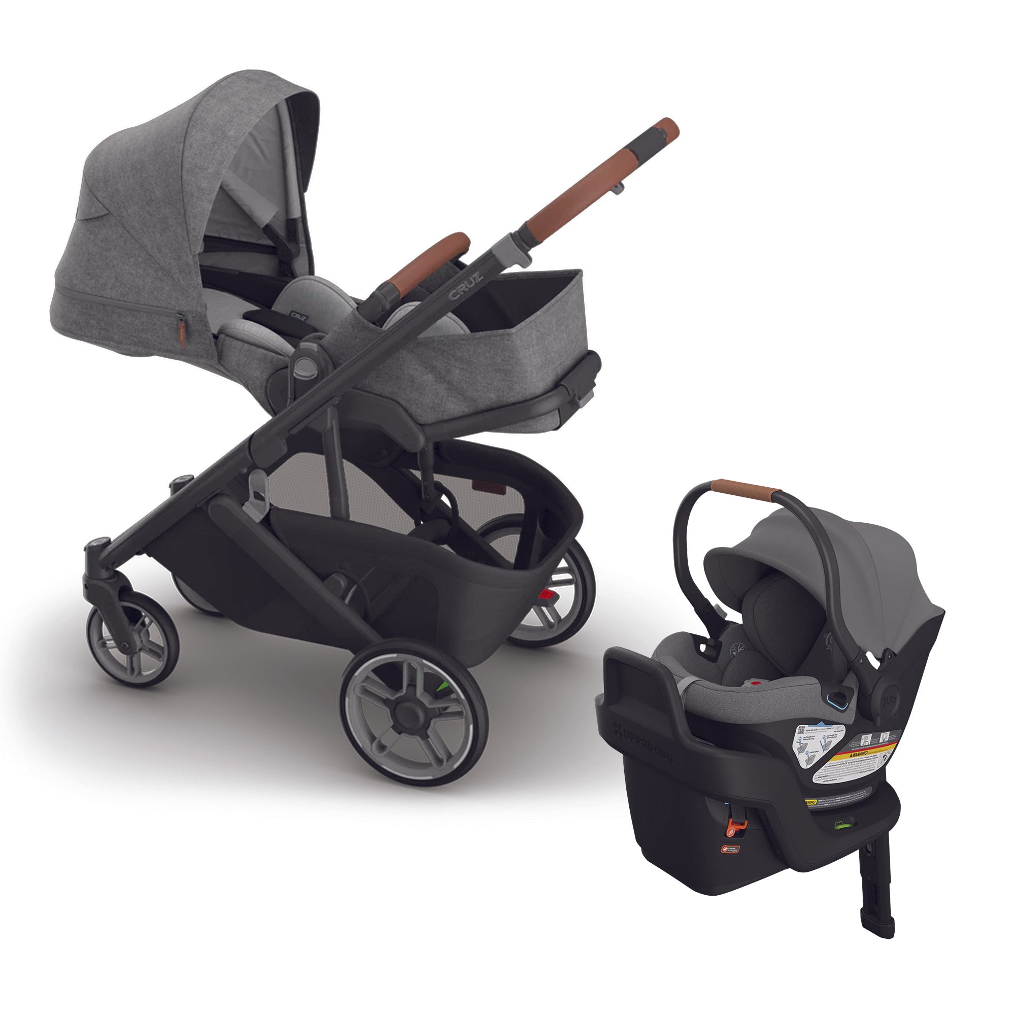 UPPAbaby Cruz V3 + Aria Travel System- Bambi Baby