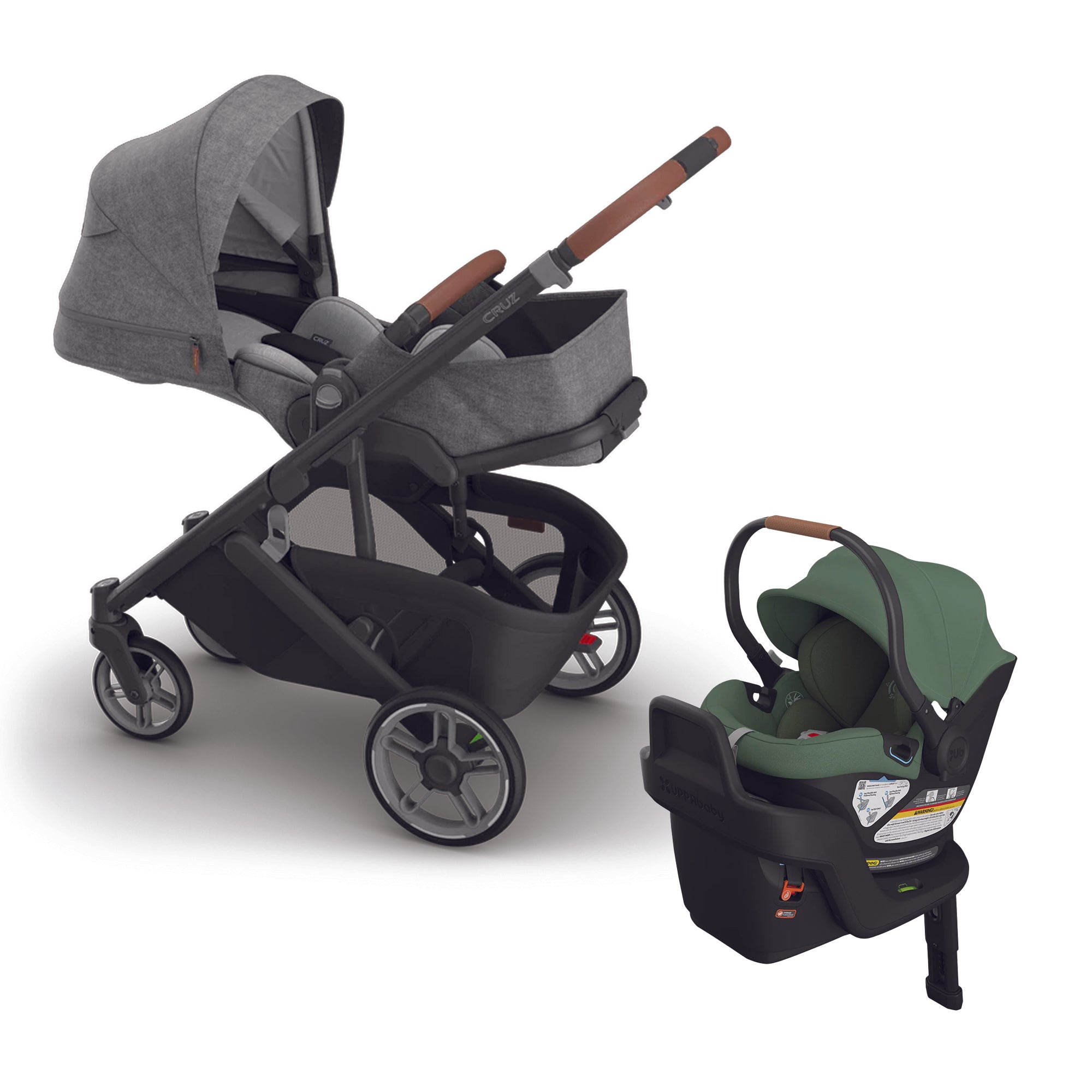 UPPAbaby Cruz V3 + Aria Travel System- Bambi Baby