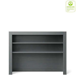 Oil Grey Wood Romina Ventianni Hutch - Front View, GREENGUARD Certified Nursery Furniture | Bambi Baby
