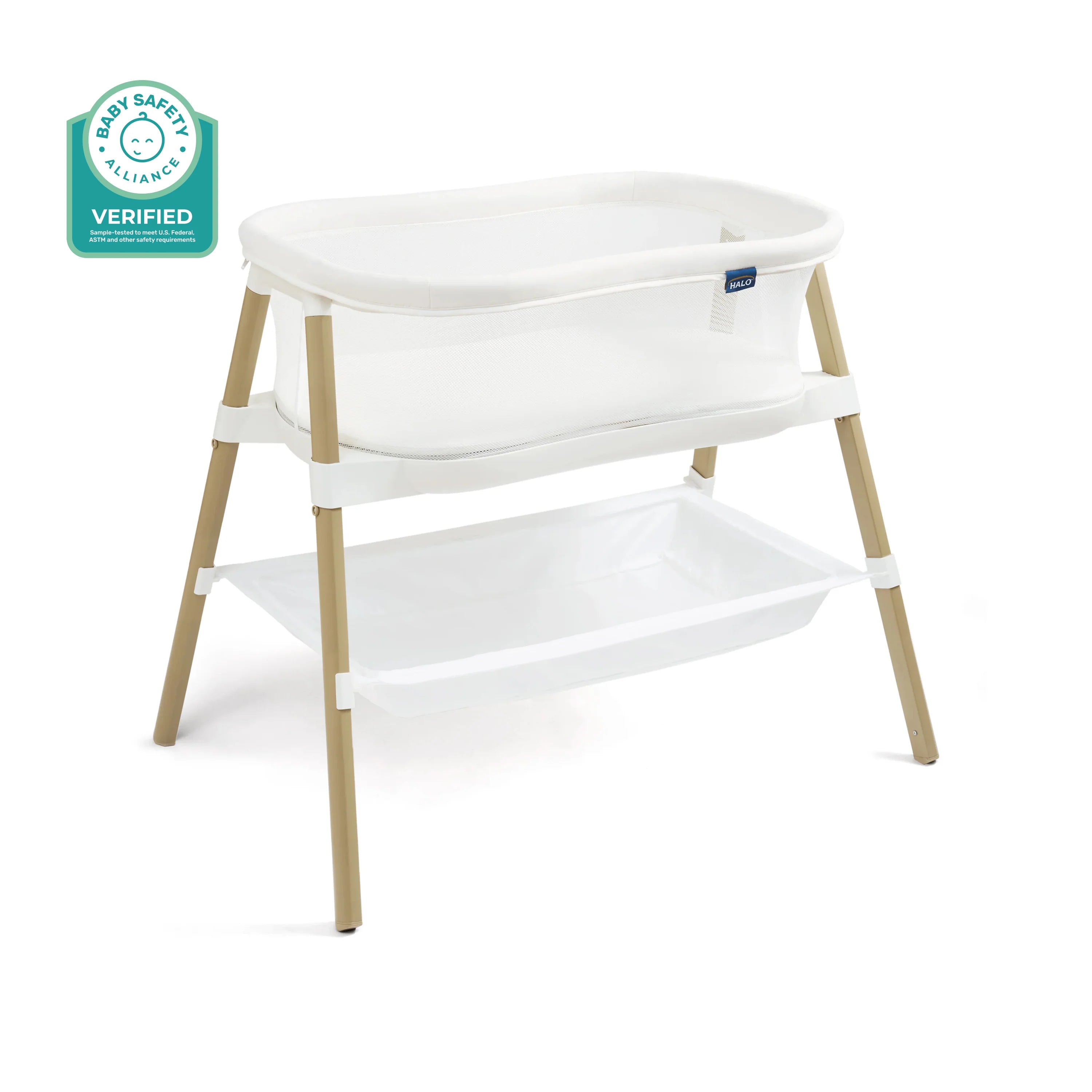 Halo BassiNest Essential Sleeper - Free-Standing- Bambi Baby