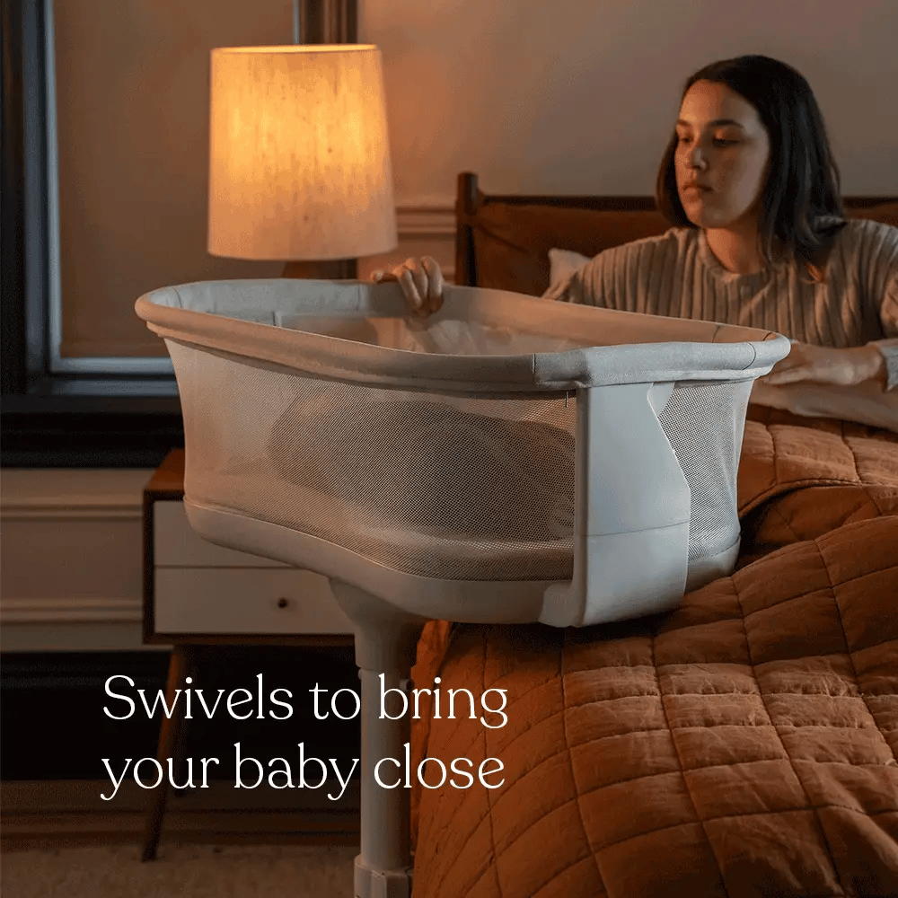 HALO BassiNest Swivel Sleeper 4.0 Signature - Oat- Bambi Baby