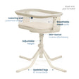 HALO BassiNest Swivel Sleeper 4.0 Signature - Oat - Bambi Baby