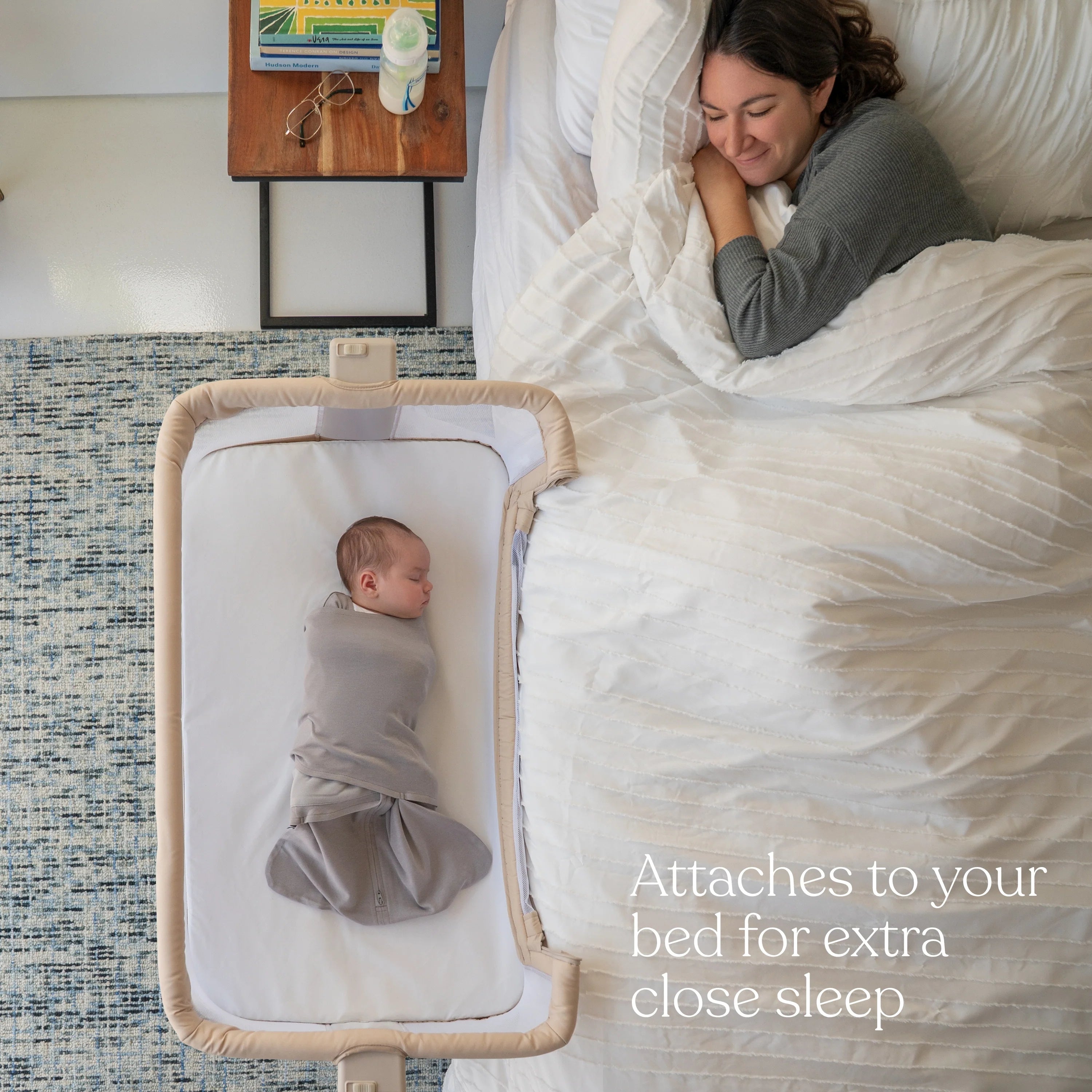 Halo 2-in-1 Bedside Bassinet Sleeper- Bambi Baby