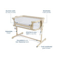Halo 2-in-1 Bedside Bassinet Sleeper - Bambi Baby