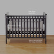 Halo Breathable Mesh Crib Liner for Full Sized Solid End Crib - White - Bambi Baby