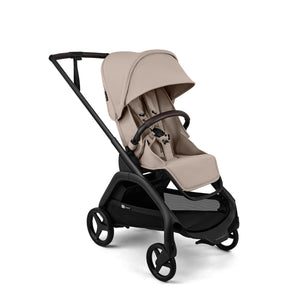 Desert Taupe Bugaboo Dragonfly Plus City Stroller - 3/4 Front View | Bambi Baby