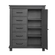 Soho Baby Hampton Chifferobe Canyon Gray - Bambi Baby