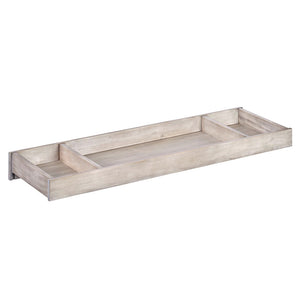 Stone Wash Wood Hampton Changing Topper - Top View | Bambi Baby