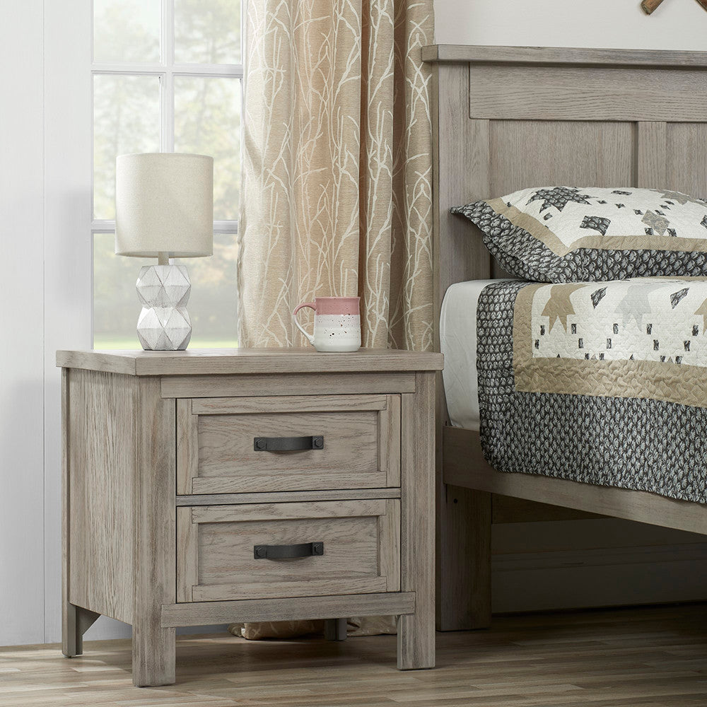 Soho Baby Hanover Nightstand Oak Gray- Bambi Baby