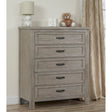 Soho Baby Hanover 5 Drawer Chest Oak Gray - Bambi Baby