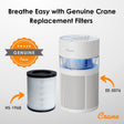 Crane Baby Crane EE-5076 Air Purifier Replacement HEPA Filter - White - Bambi Baby