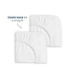 Halo Mini Crib Sheet 100% Cotton 2-Pack - White - Bambi Baby