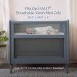 Halo Mini Crib Sheet 100% Cotton 2-Pack - White - Bambi Baby