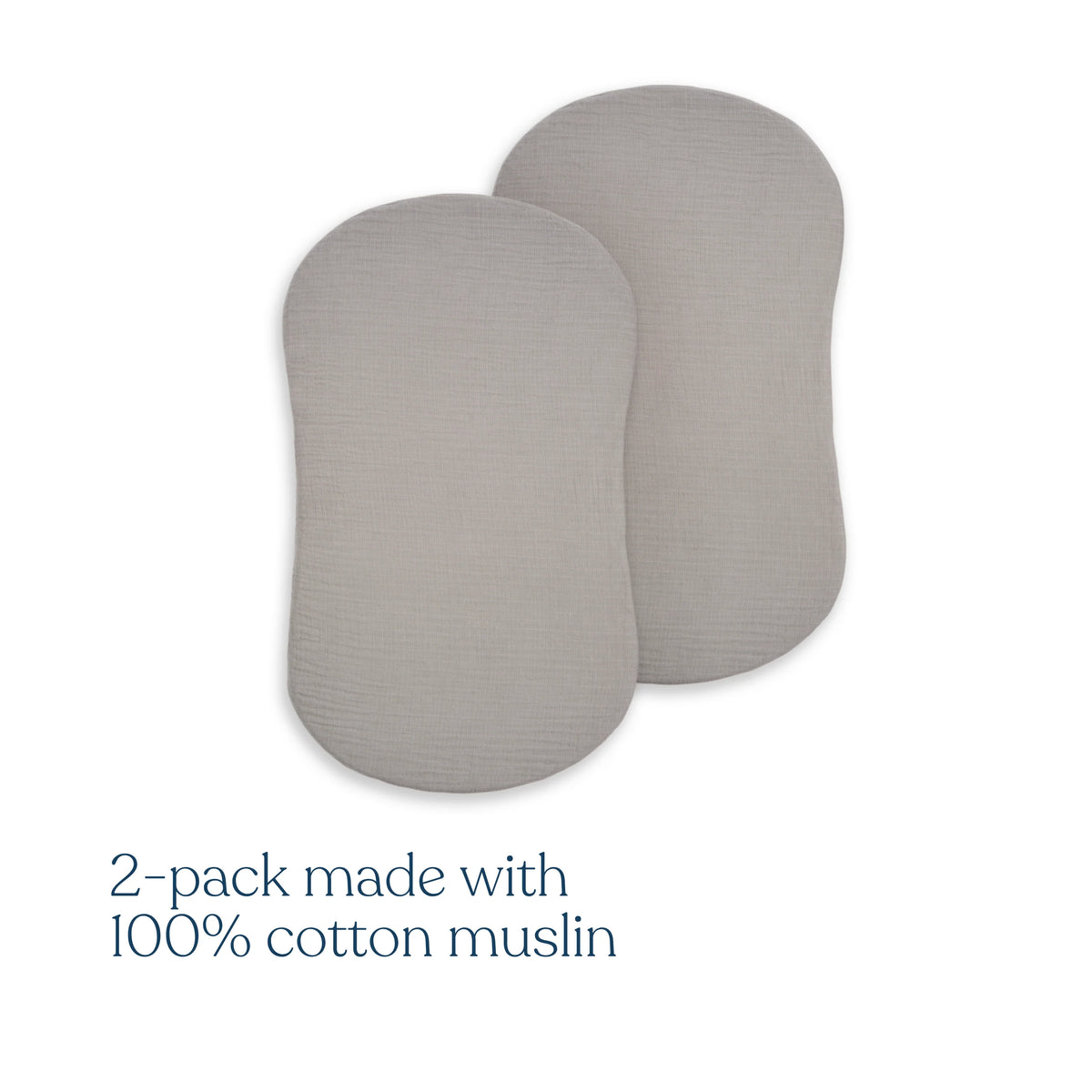 Halo BassiNest Fitted Sheet 100% Organic Cotton 2-Pack- Bambi Baby