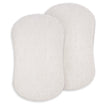 Halo BassiNest Fitted Sheet 100% Organic Cotton 2-Pack