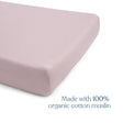 Halo Fitted Crib Sheets 100% Organic Cotton Muslin 2 Pack - Bambi Baby