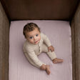 Halo Fitted Crib Sheets 100% Organic Cotton Muslin 2 Pack - Bambi Baby