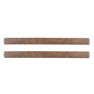 Cashew Wood Westwood Hanley Adult Bed Rails - Top View | Bambi Baby