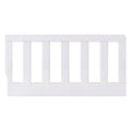 Snow White Wood Toddler Bed Guard Rail - Front View | Bambi Baby