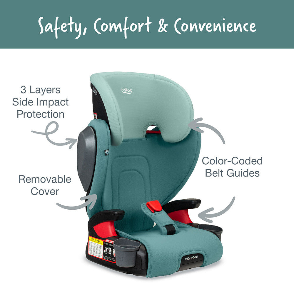 Britax Highpoint 2-Stage Belt-Positioning Booster Seat- Bambi Baby