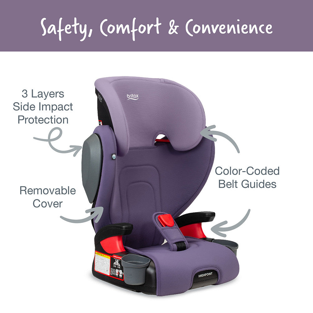 Britax Highpoint 2-Stage Belt-Positioning Booster Seat- Bambi Baby