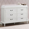 Simmons Kids Juliette 6 Drawer Dresser with Changing Toppper