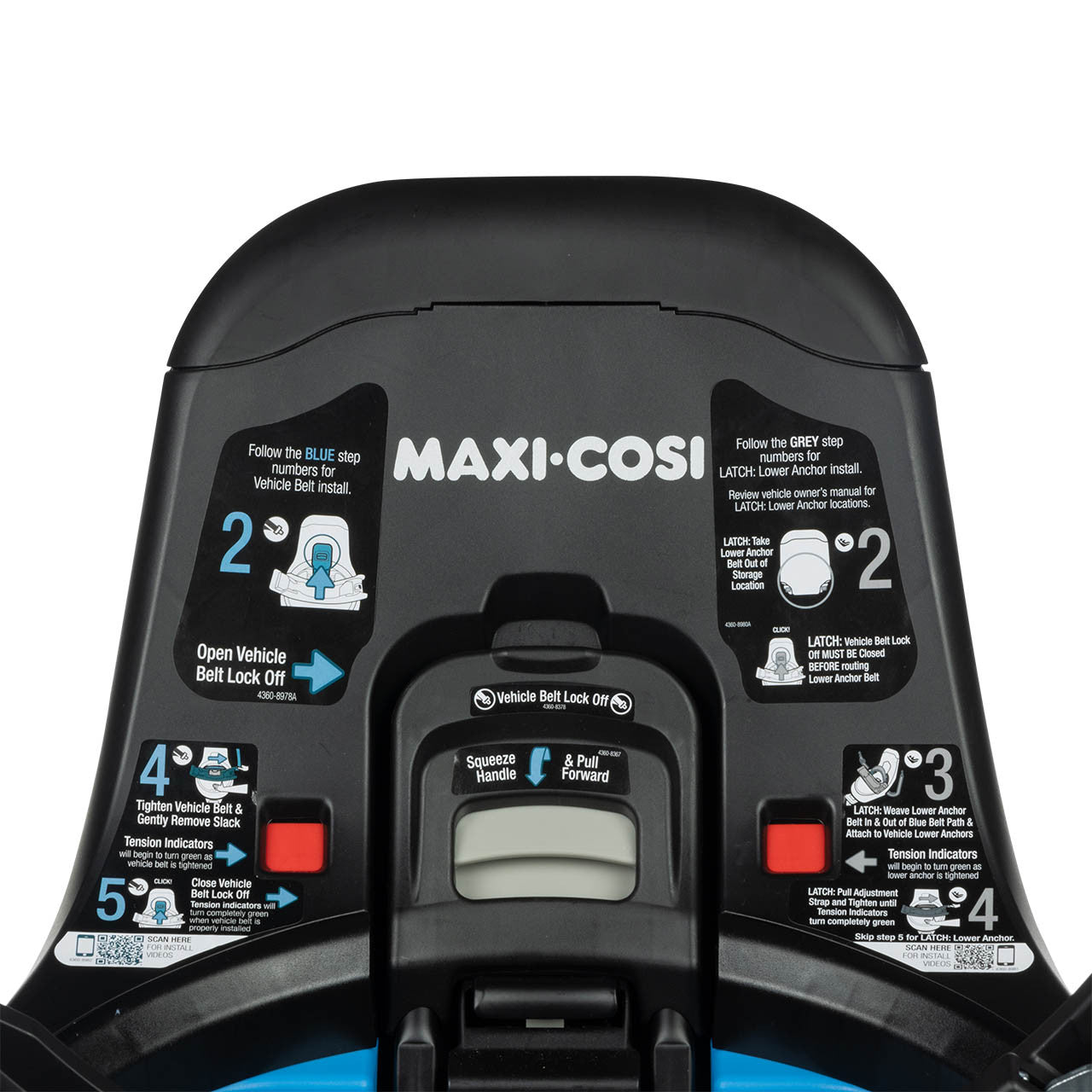 Maxi Cosi Peri 180 Car Seat Base in Black- Bambi Baby