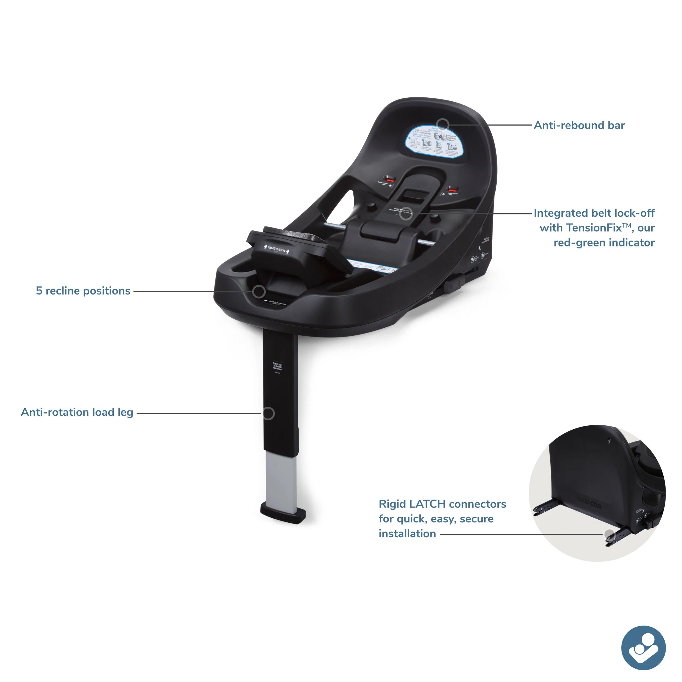 Maxi Cosi Ambra Infant Car Seat Base- Bambi Baby