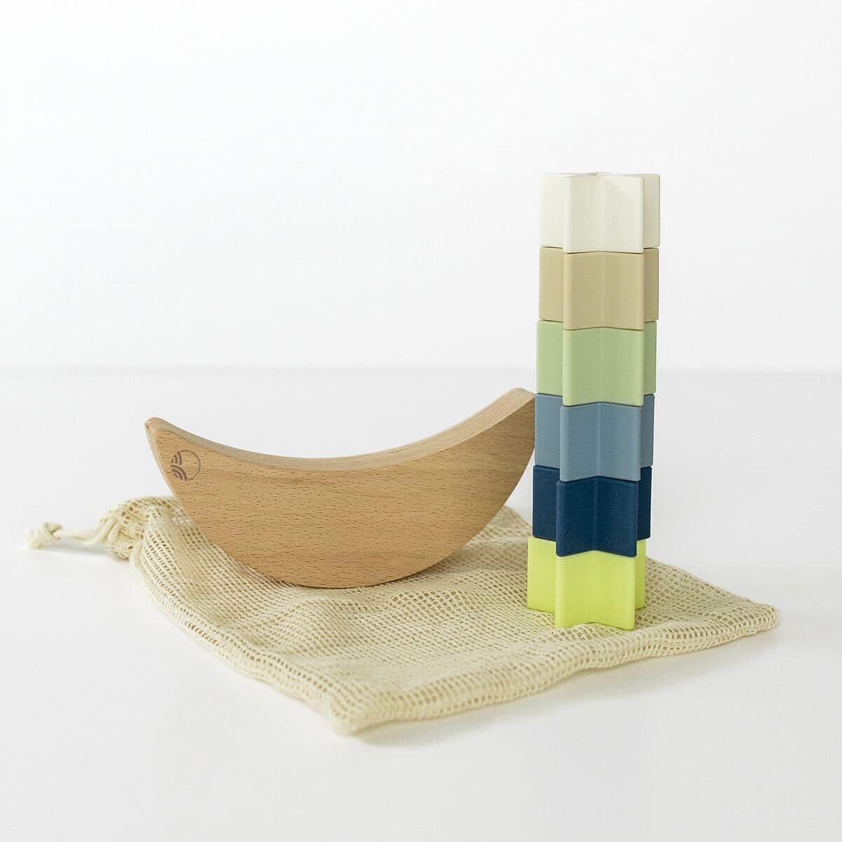 Tushbaby Moon & Stars Stacking Set- Bambi Baby