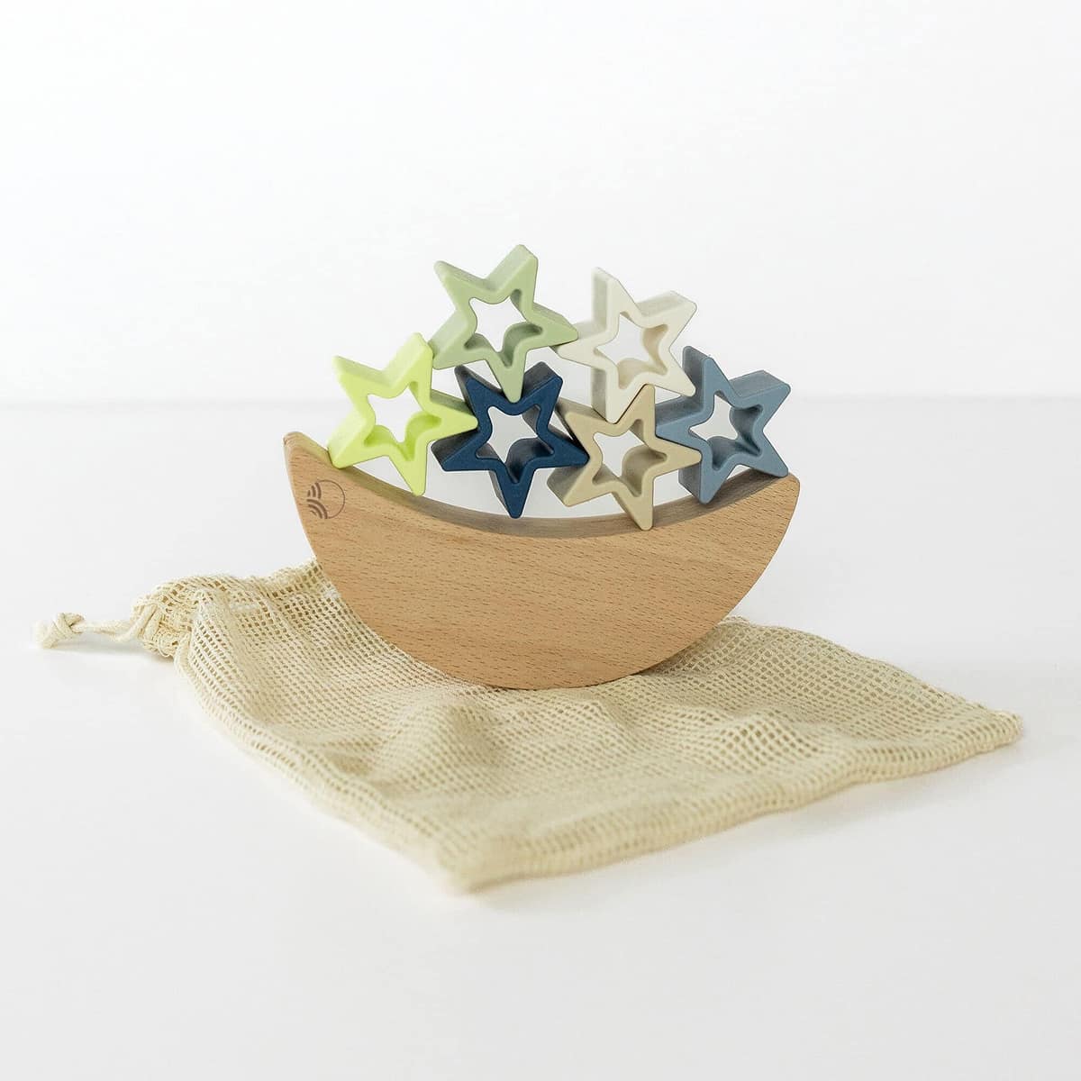 Tushbaby Moon & Stars Stacking Set- Bambi Baby