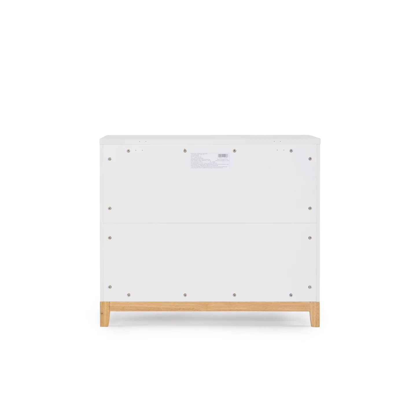 dadada LaLa Big 6-drawer Dresser - White/Natural- Bambi Baby