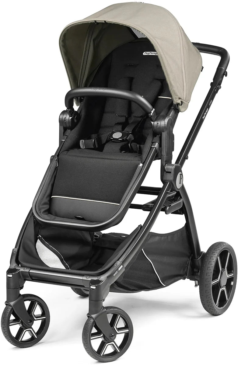 Peg Perego Ypsi Single-to-Double Stroller - Vanilla Blend- Bambi Baby