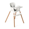 Cadeira alta Peg Perego Poke em branco polar/dourado  - Bambi Baby